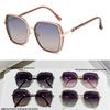 Stylish and Versatile Sunglasses for Women, UV Protection, Large Frame, High-end Sunglasses