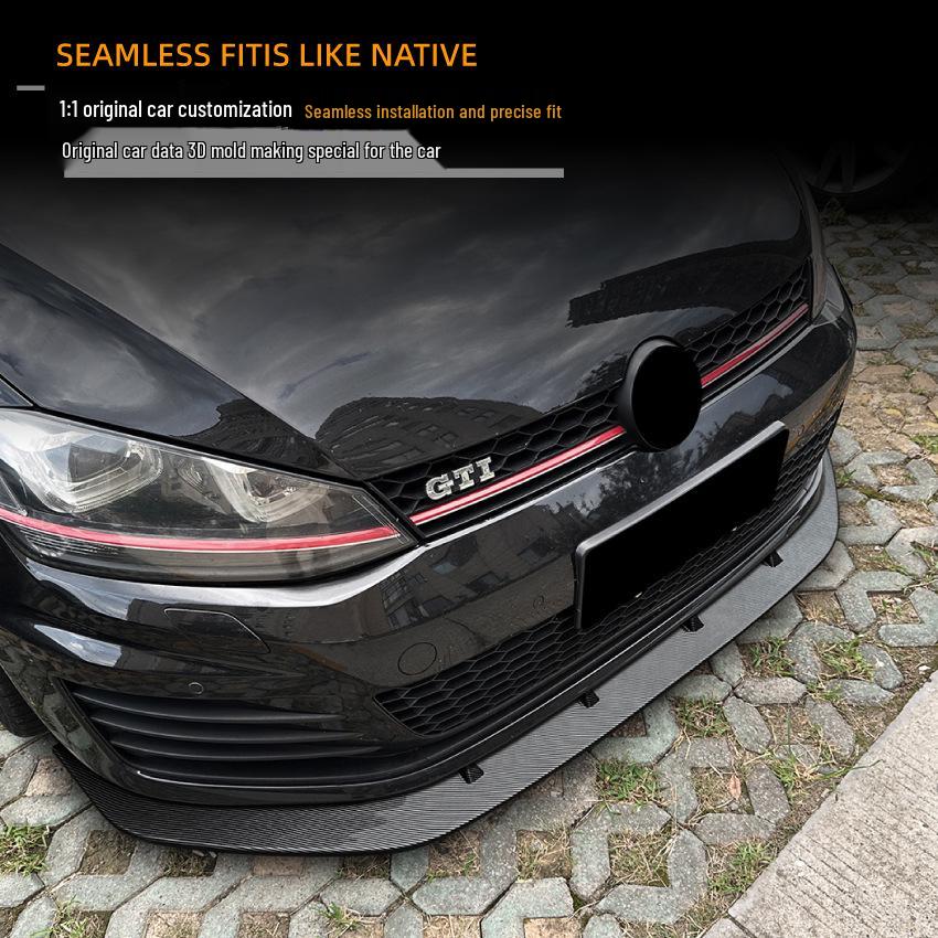 Compatible Front Lip Spoiler for VW Golf MK7 GTI/R (2013-2016)