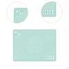 Cutting Pad Double Sided Gridded Table Protector PVC Material Clear Measurement Lines