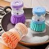 1pc Advanced Kitchen Cleaning Brush with Ergonomic Handle - Soft Bristles for Dishes, Pots, and Outdoor Use , Easy To Clean and Store, Suitable for H