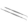 2pcs Eyelash Lift Tool Bamboo Joint Shape Handle Double Head Lash Perm Tool with Comb for Perming Eyelashes