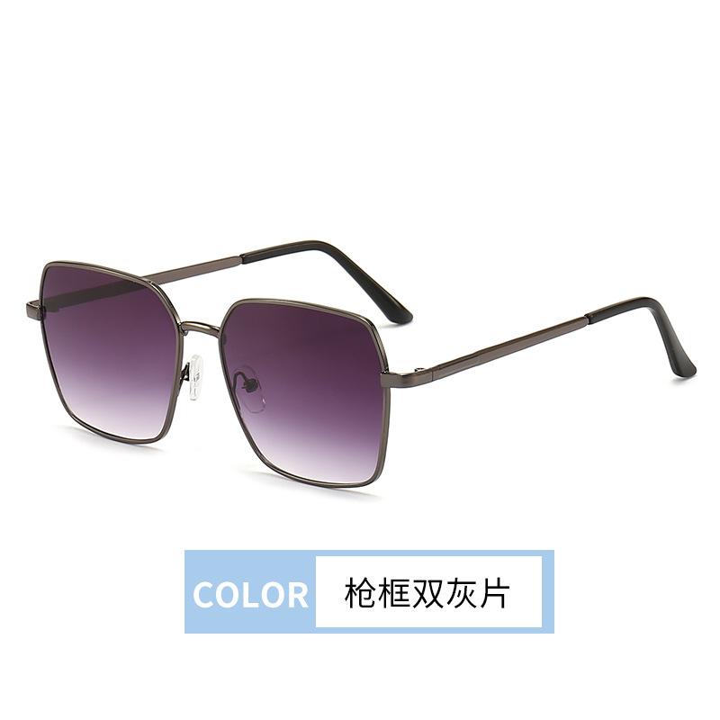 Fashion Large Frame Sunglasses Women Metal Retro Men Sun Glasses Shades UV400 Luxury Designer Driving Eyewear Gafas De Sol