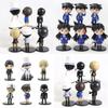 Detective Conan Figures Set Of 6 Pvc Material About 9-12cm Height Perfect For Home Ornaments