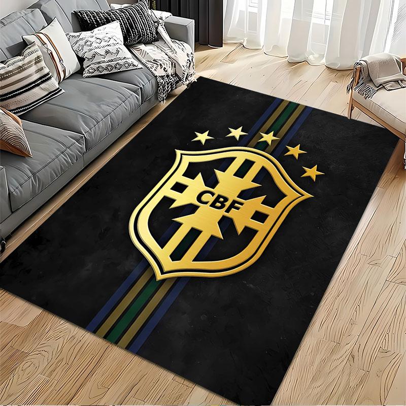 Golden Emblem with CBF Logo suitable as a non-slip mat for the living room or bedroom sofa