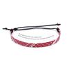 Geometrisches Polka-Dot Handgewebtes Armband mit Traditionellem Arabischem Schal-Design