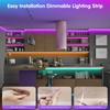 Tuya Bluetooth RGB 5050 LED Strip Light Remote App Control TV Led Backlight Flexible Ribbon Tape USB PC Gaming Room Decoration