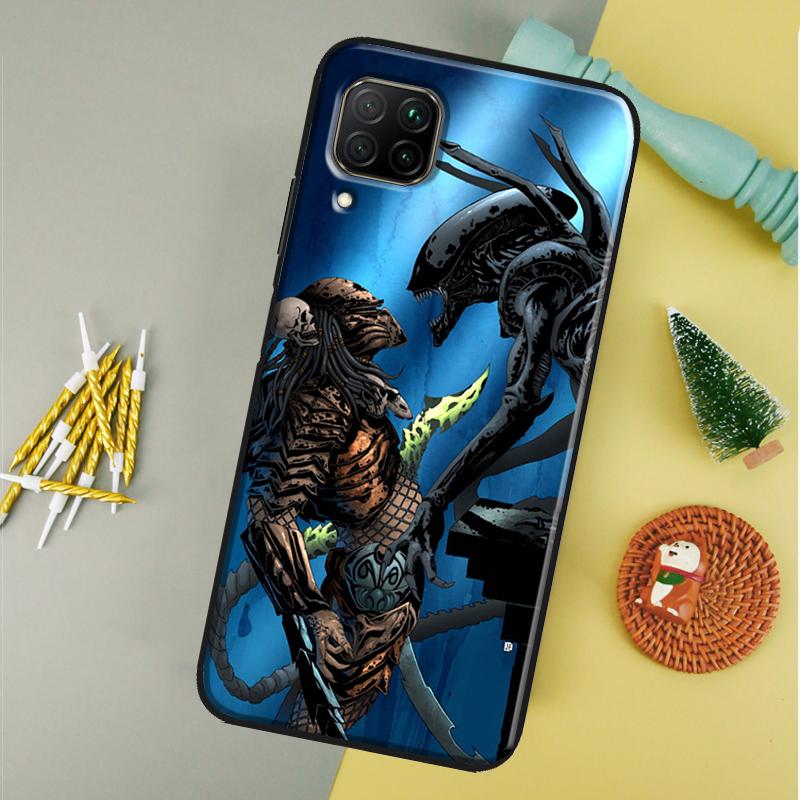 Alien Predator For Huawei P20 P40 Lite P60 P30 Pro Nova 5T 12s 12i 11i Y90 Y70 Y60 Y61 Y91 Y72 9 10 SE Case