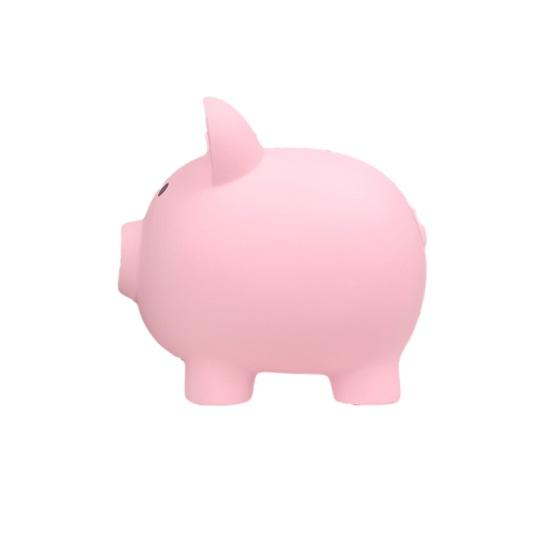 Cartoon Pig Vinyl Piggy Bank, Shatterproof Coin Cash Storage Container, Children Money Saving Box Decoration, Girls for Boys Girls