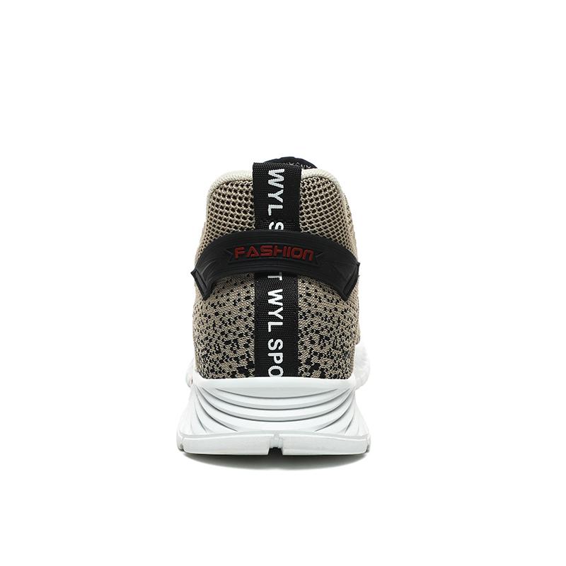 Sneakers Men Elevator Shoes Height  Man Mesh Tall Fashion Sports Plus Size 37-46