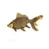 Sky Fish Brass Goldfish Figurines Retro Lucky Animal Statue Miniatures Ornament Home Decor Desk Decoration Tea Pet Cute Gifts