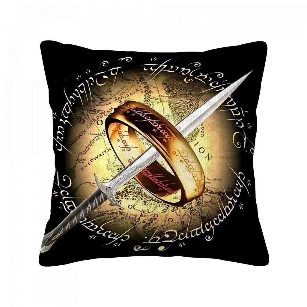 The Lord of the Rings Movie Comfortable Printed Cushion Cover Daily Home Living Room Home Office Decoration Cushion Cover