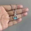 Marine Ocean Collection Alloy Necklace With Moon Pendant For Women And Teens