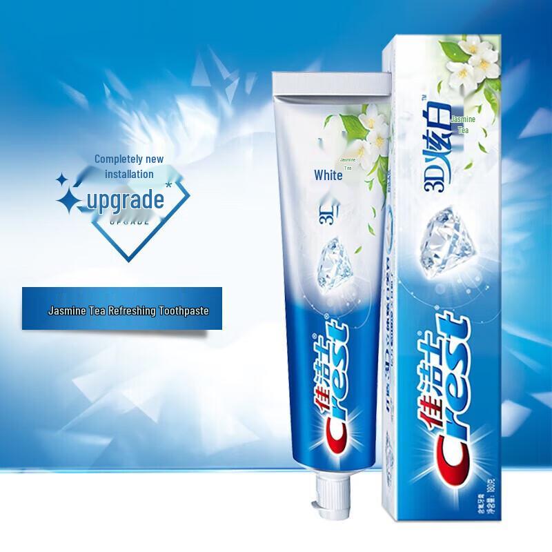 Crest 3D White Jasmine Tea Refresh Toothpaste, 3-Pack