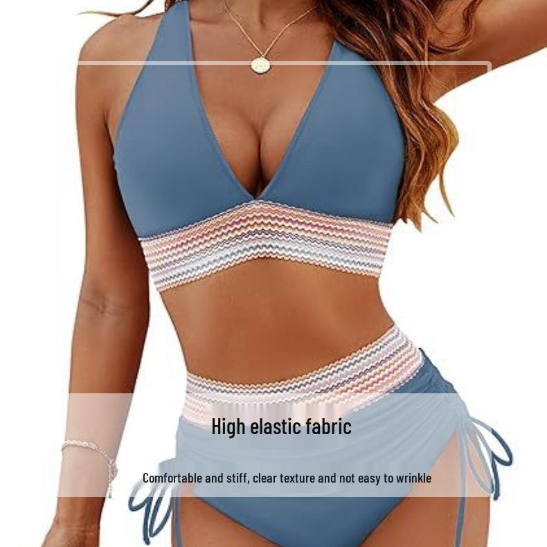 2025 Europäische & Amerikanische Damen Split Bikini Bademode