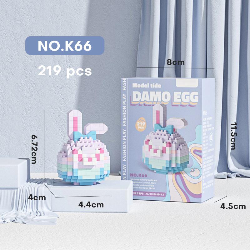 MINISO Sanrio Disney Anime Cartoon Actionfiguren Diamant Mikro Kleine Partikel Bausteine Hello Kitty Stitch Kinderspielzeug