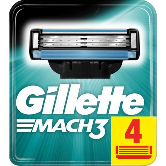 

Набор сменных бритв Gillette Mach3 из 4 шт.