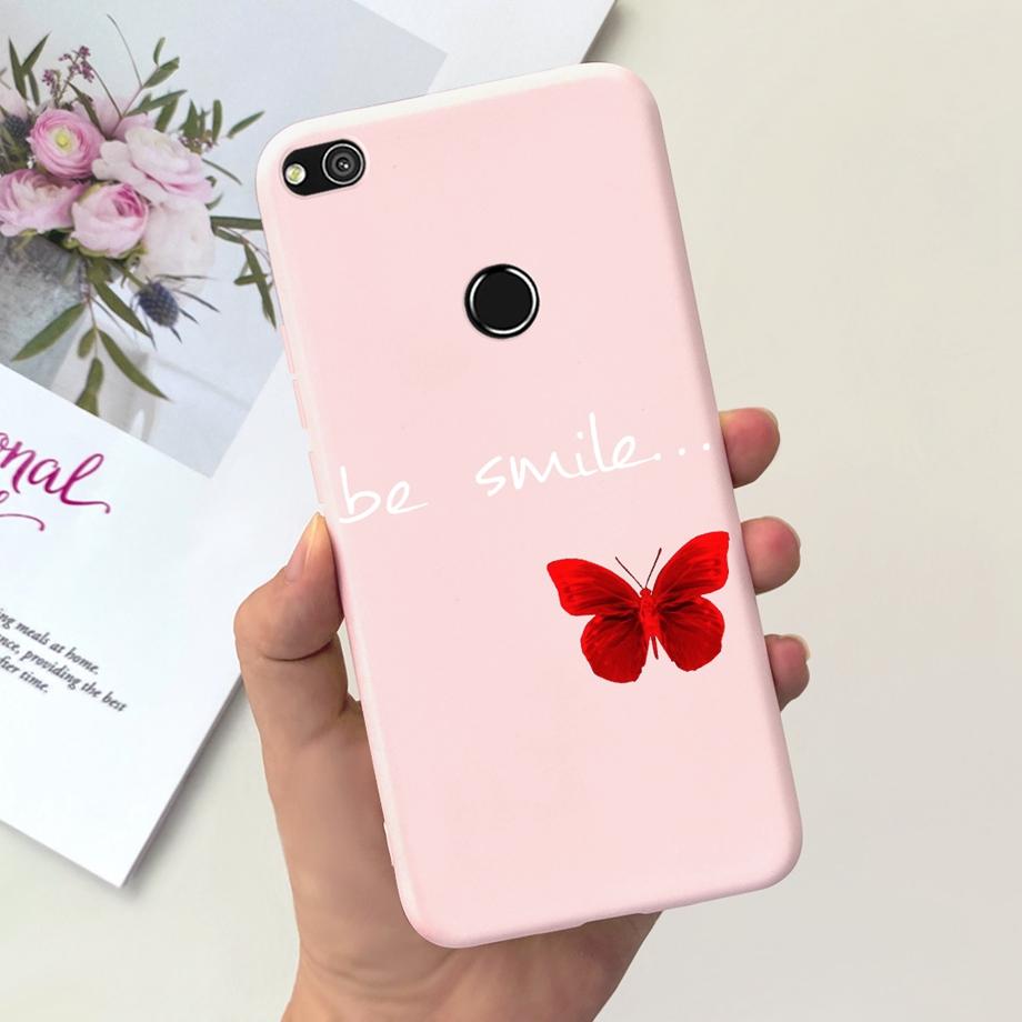 Für Huawei P8 Lite 2017 2015 Hülle P9 Lite 2017 Huawei GR3 2017 Honor 8 Lite Abdeckung Weiches Silikon Matt Süßigkeit Funda Schwarze Katze Ente