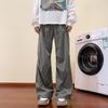 Overalls Men's Spring and Autumn American Retro High Street Trendy Brand Ruffian Handsome Loose Straight Casual Trousers