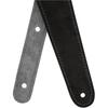 Fender Suede Strap 2 Inch Reversible Black Gray Guitar Accessory