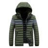 Men Winter Warm Hooded Patchwork Soft for Windproof Soft Coat  Jacket