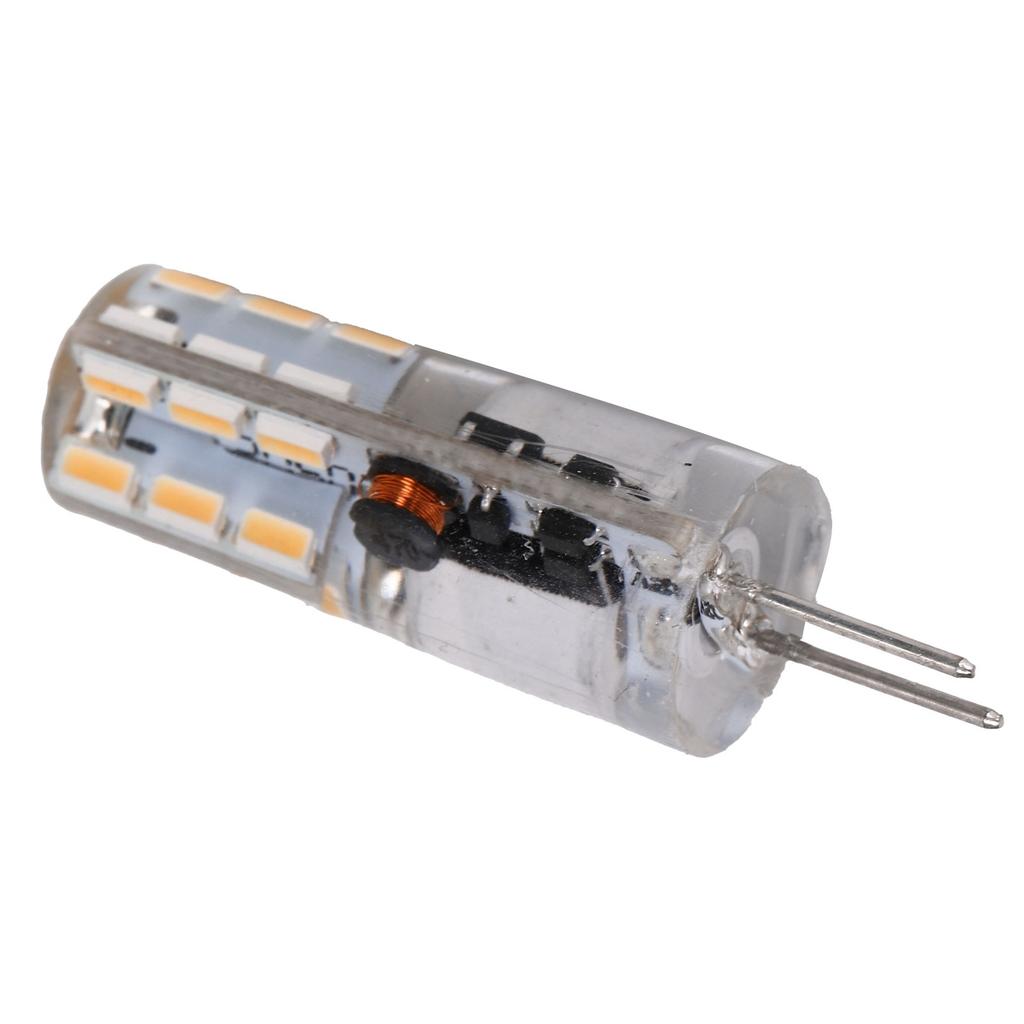 G4 24LED Light Bulb 2W 200LM Bi Pin Light Non Dimmable for Chandelier AC DC 12V(Warm White 2700K 3100K )