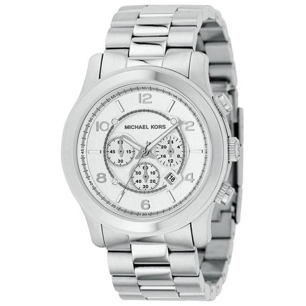 

Женские часы Michael Kors Slim Runway из нержавеющей стали с покрытием цвета розового золота MK8086 белый