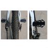 Bicycle Rear Pedals Folding Pedals Mountain Bike Rear Wheel