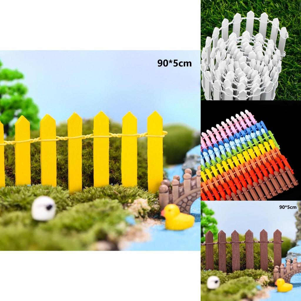 Mini Diy Wood Fence For Miniature Plant Decor And Landscape Crafts**