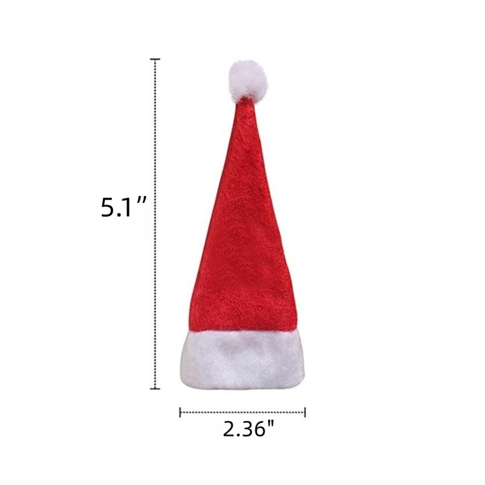 

Christmas hat cutlery dinner fork set Hotel Restaurant Tableware Decoration Kitchen Bar Supplies Christmas Party Decoration 10PCS