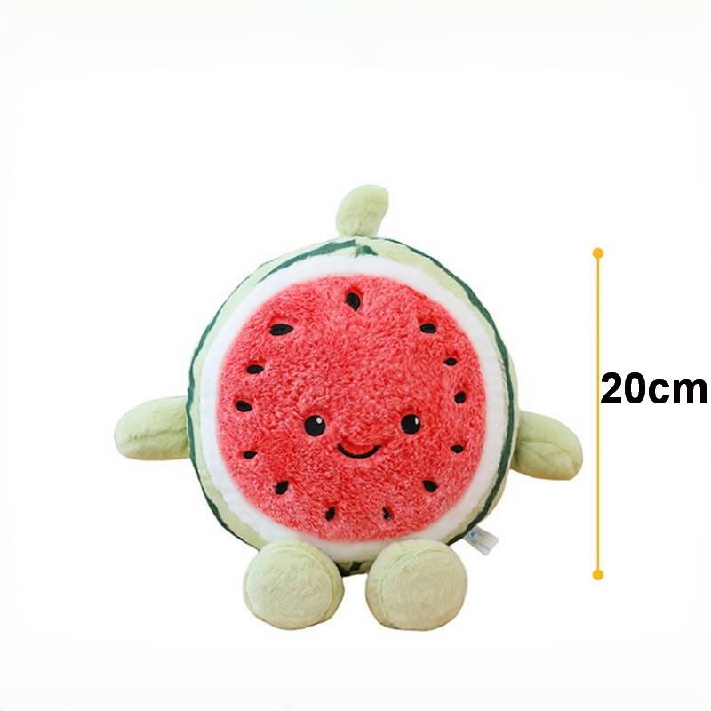 1Pcs 20/30/40Cm Cartoon Anime Cute Pillow  Simulated Watermelon Doll Stuffed Plush Toy Gift For Friends Fun Doll