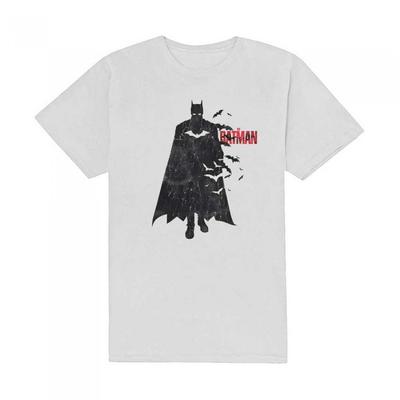 Batman Unisex Adult Distressed Cotton T-Shirt
