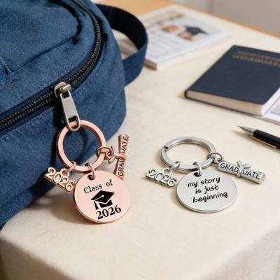 Llavero de Graduación Clase de 2026 Graduados de Secundaria y Universidad Llavero de Graduación Significativo para Ella Él Decoración de Graduación