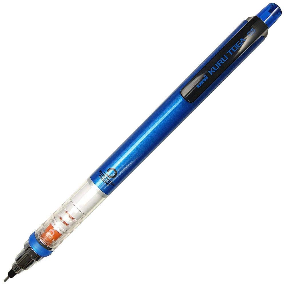 Mitsubishi Pencil Kuru Toga Standard Model Mechanical pencil 0.5mm, Navy Blue, M54501P.9 [Set of 5]