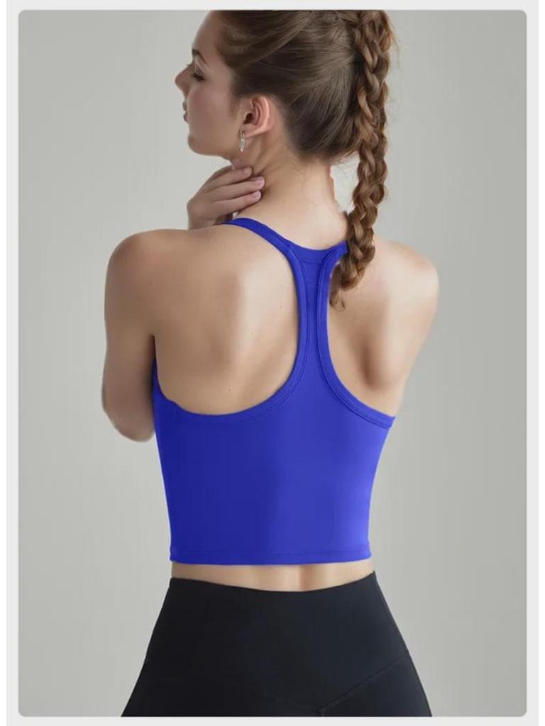 Sutiã esportivo LAHN: Alças finas, almofadas fixas, costas em I elegantes, colete fitness de alta resistência