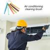 Lamellenkamm-Reinigungsset für Klimaanlagen, Reinigungsbürste für HVAC-Spulen, verschiedene Lamellenkämme, Werkzeug zum Glätten der Kondensatorlamellen