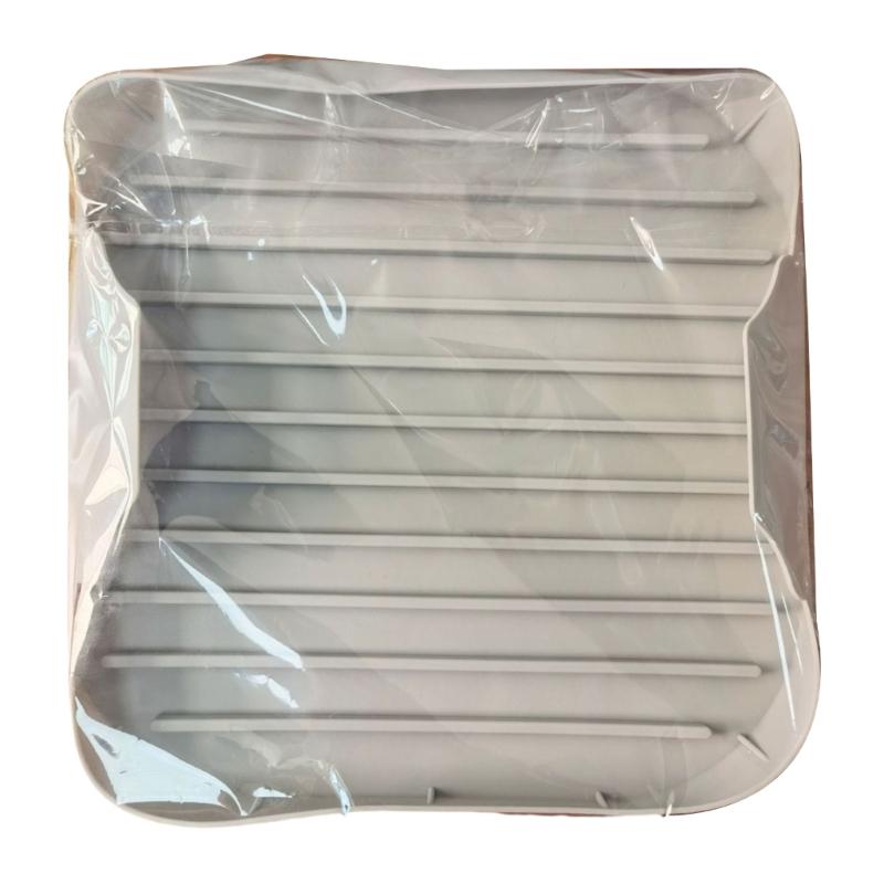 

Healthy Crispy Bacons Maker Microwave Safe Silicone Tray Oil Release Cooking Dishwasher Safe Bacons Tray Cooking Bacons Tray сірий