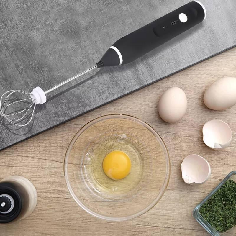 Multi-functional Handheld Electric Mixer With Usb For Effortless Whipping And Blending