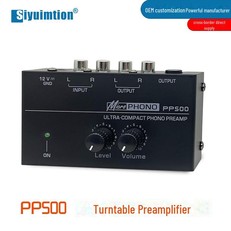 

Предусилитель проигрывателя PP500 с регулятором громкости EU Version