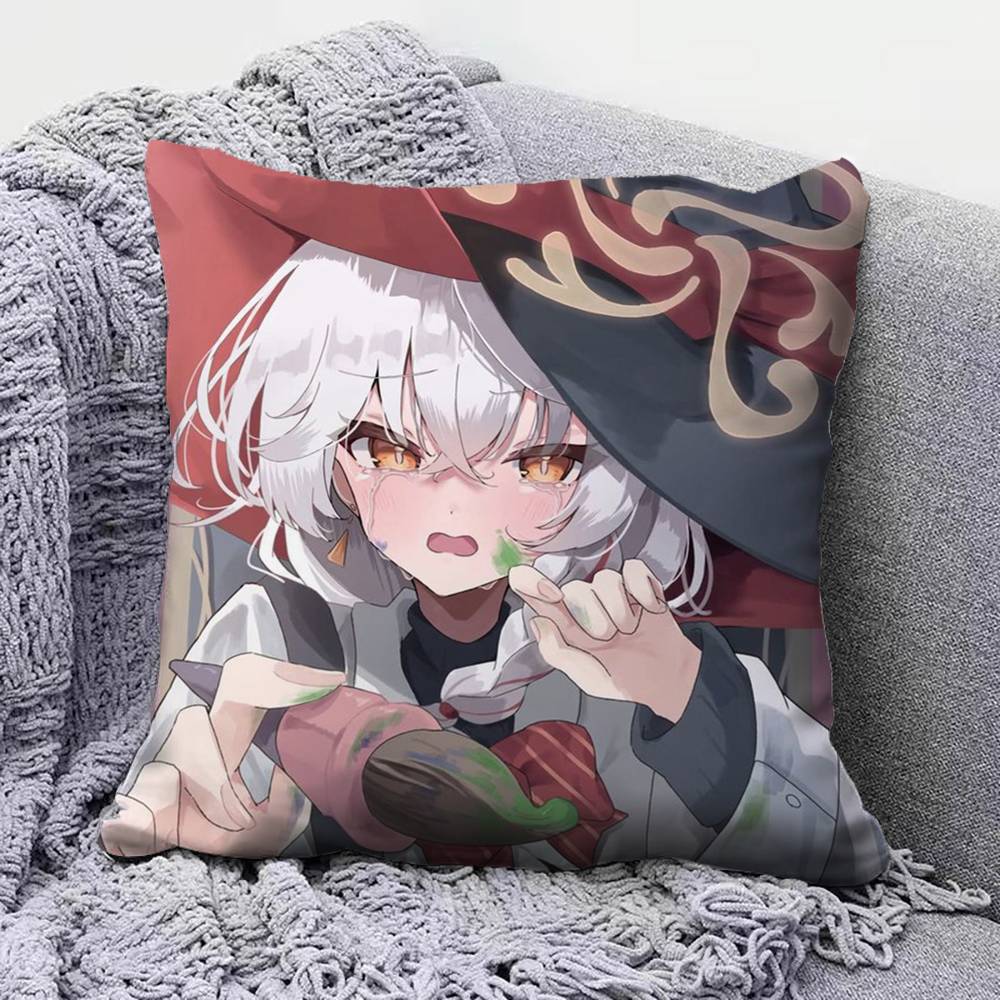 

Eri Shirao Blue Archive Anime Girl Pillow Covers Home Sofa Cushion Covers and Aecorative Custom 30X30cm