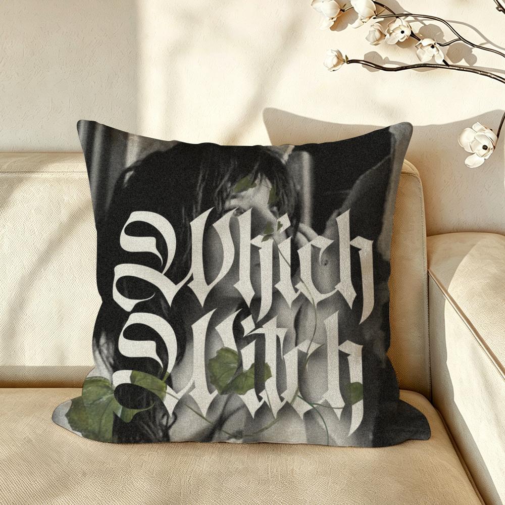 Music EEthel CCain Cushion Cover Pillow Case Antidustmite Pillowcase Silky Short Plush Sofa Cushion Cover hot