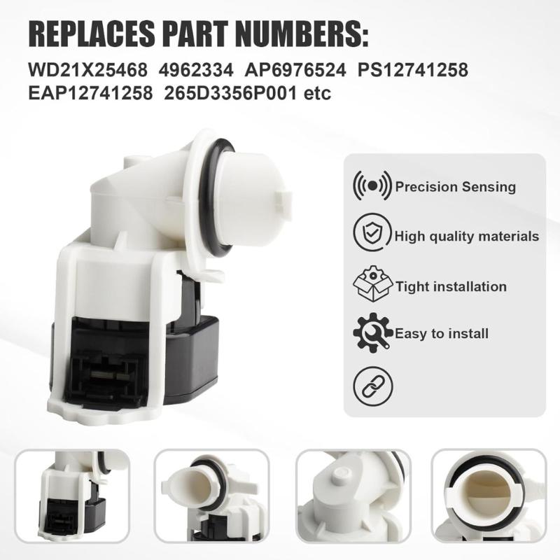 Advanced Dishwasher Pressure Sensor Replacement Part Water Flow Monitor Extended Lifespans Installation Friendly