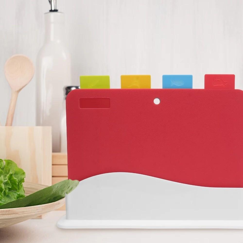 Color Coded Chopping Board Set Non-Slip Color Coded Board Set Anti Mildew Board  Kitchen Use