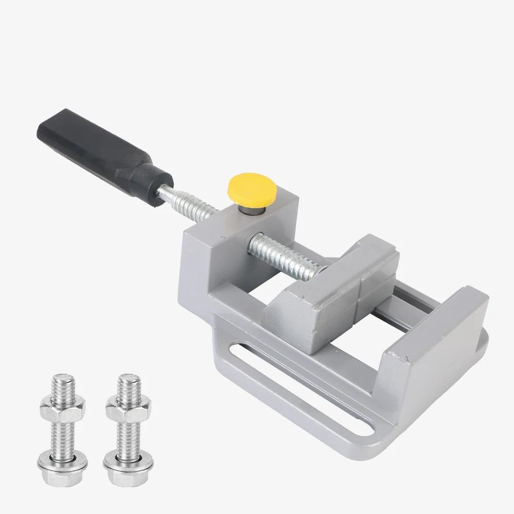 

Плоские клещи для верстака, тиски для сверлильного станка, комплект столярных инструментов для электрической дрели, стойки, верстачные зажимы, алюминиевые тиски для сверлильного станка