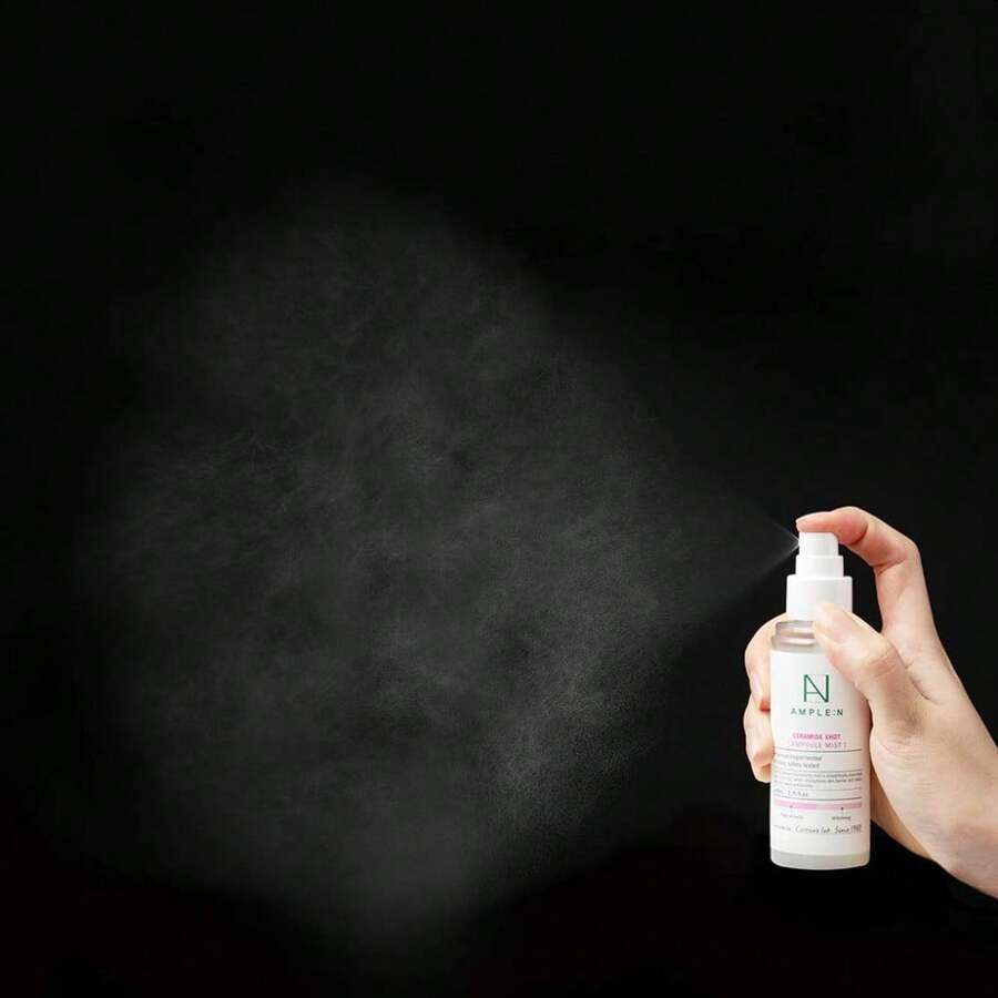 Ample:N Ceramide Shot Ampoule Mist 80ml- Hydrating Face Spray To Strengthen Skin Barrier – Moisturizing And Skin Repairing Face