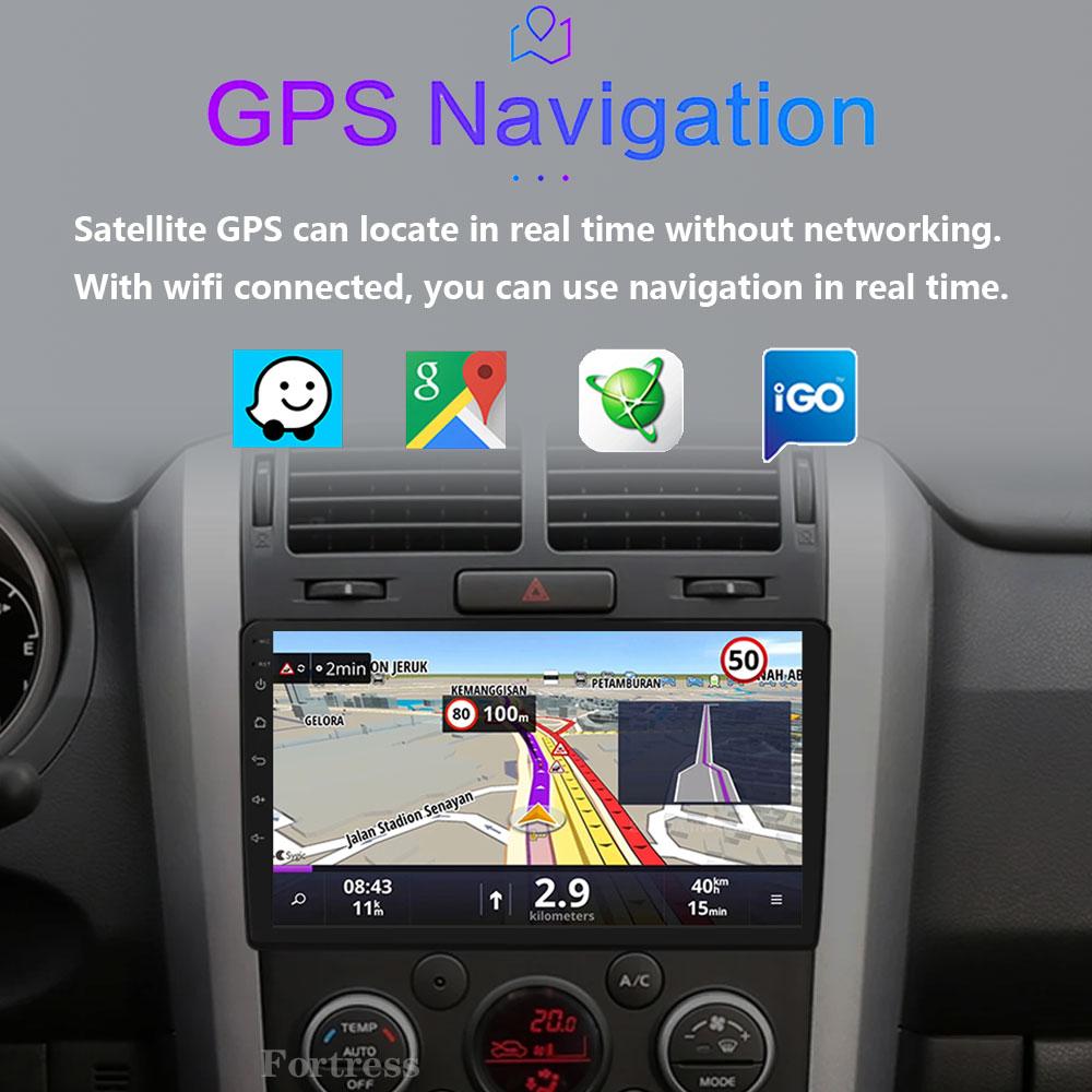 Android 10 Car Radio for Suzuki Grand Vitara 3 2005 2012 2013 2014 2015 Multimedia Player Navigation GPS 2 Din Stereo DVD