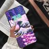 Great Wave Retro Cyber Statue For Honor Magic 5 6 7 8 Pro Case For Honor 200 400 70 90 Lite X8c X8b X9a X9b X9c X9d Win RT