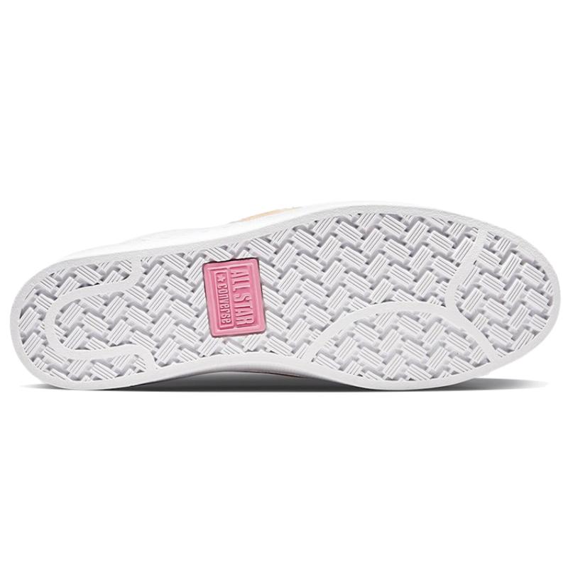 Space Jam X Converse Cons Pro Leather Low "Lola" Air Slam Dunk Collaboration Non-slip and Durable Low-top Unisex Platinum Pink