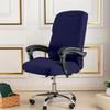 Elastic Zippered Office Chair Cover Durable Dust-proof Minimalist Gaming Chair Slipcover Solid Color Supply Chair Protector