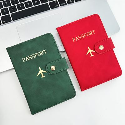 Fashion Airplane Passport Holder Hasp Passport Covers Travel Passport Wallet Id Holder Credit Card Holder Travel Accessories