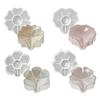 Unique Soap Holders Molds Soap Storage Base Mould Flower Shape Crafting Mold Silicone Texture Suitable for Hand-Making